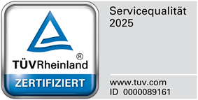 KFZ Georg Miedanner ist von TÜV Rheinland zertifiziert Bild mit Zertifikat von TÜV-Rheinland